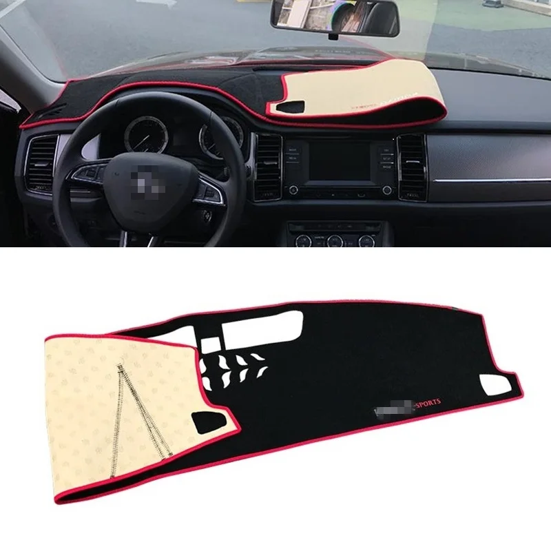 For Skoda Kodiaq 2017 2018 Car Dashboard Avoid Sunshine Pad Instrument Platform Cover Mats Carpets Car Styling Accessories
For Skoda Kodiaq 2017 2018 Car Dashboard Avoid Sunshine Pad Instrument Platform Cover Mats Carpets Car Styling Accessories