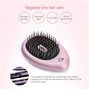 Ionic Electric Hair Straightener Comb Negative ion Anti-static Hair Brush Portable Battery Powered Vibration Head Massage Device
Ionic Electric Hair Straightener Comb Negative ion Anti-static Hair Brush Portable Battery Powered Vibration Head Massage Device