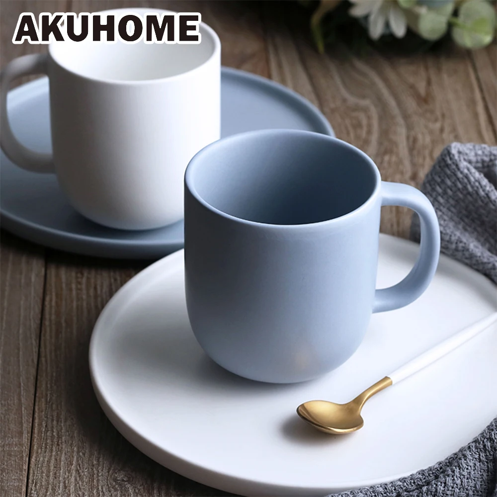 Ceramic Matte Blue White Coffee Cup Simple And Creative Office Cup Home Travel Essential AKUHOME
Ceramic Matte Blue White Coffee Cup Simple And Creative Office Cup Home Travel Essential AKUHOME