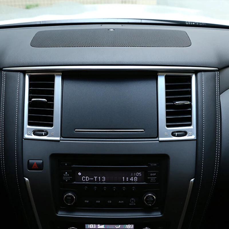 For NIssan Patrol Armada Y62 2017 2018 auto Accessories styling ABS Plastic Car middle air outlet Decoration Cover Trim
For NIssan Patrol Armada Y62 2017 2018 auto Accessories styling ABS Plastic Car middle air outlet Decoration Cover Trim