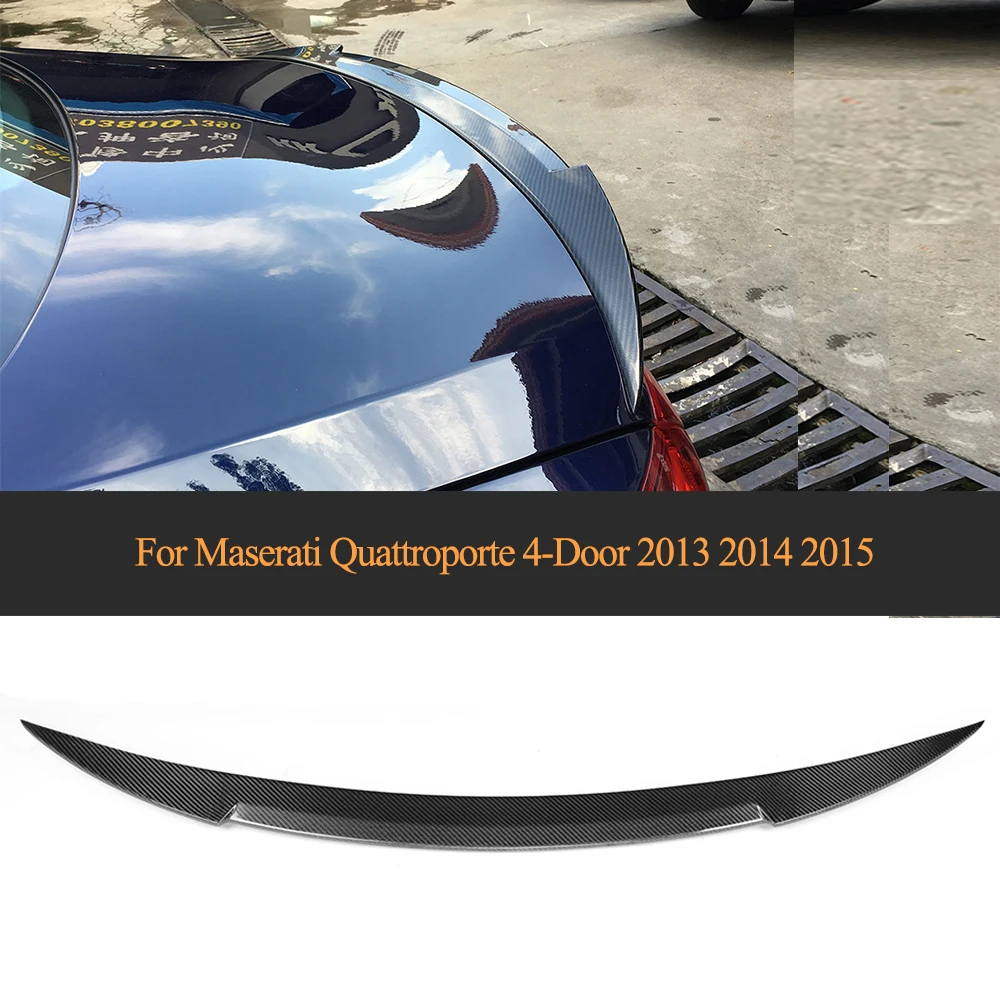 Carbon Fiber Rear Tail Trunk Lid Boot Lip Wing Spoiler for Maserati Quattroporte 4 Door 2013 2014 2015
Carbon Fiber Rear Tail Trunk Lid Boot Lip Wing Spoiler for Maserati Quattroporte 4 Door 2013 2014 2015