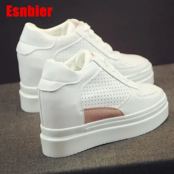 2019 New Designer 10CM Wedges White Shoes Female Platform Sneakers Women Tenis Feminino Casual Female Shoes Woman Summer shoes
2019 New Designer 10CM Wedges White Shoes Female Platform Sneakers Women Tenis Feminino Casual Female Shoes Woman Summer shoes