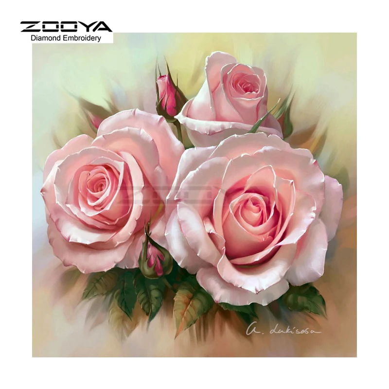 ZOOYA Diamond Embroidery 5D DIY Diamond Painting Three Pink Roses Floral Diamond Painting Cross Stitch Rhinestone Mosaic BJ1537
ZOOYA Diamond Embroidery 5D DIY Diamond Painting Three Pink Roses Floral Diamond Painting Cross Stitch Rhinestone Mosaic BJ1537