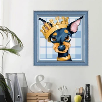 5d diy Diamond Paintings Cartoon Crown Dog Embroidery Mosaic Diamonds Resin Paste Cross Stitch Shop Home Wall Art Decoration
5d diy Diamond Paintings Cartoon Crown Dog Embroidery Mosaic Diamonds Resin Paste Cross Stitch Shop Home Wall Art Decoration