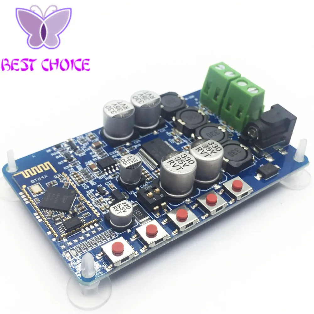 5pcs Wireless Bluetooth 4.0 Audio Receiver Digital TDA7492P 50W+50W Amplifier Board with Best Quality
5pcs Wireless Bluetooth 4.0 Audio Receiver Digital TDA7492P 50W+50W Amplifier Board with Best Quality