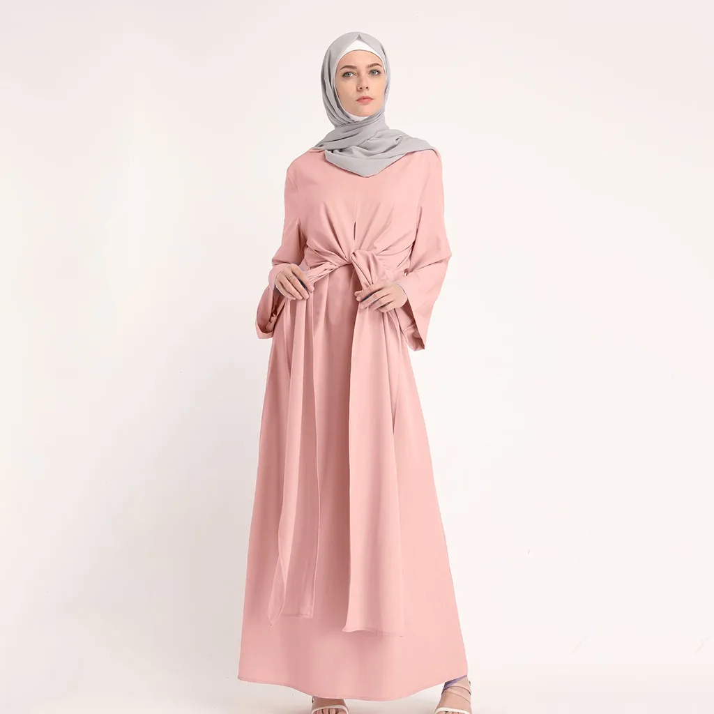 long abaya dress Casual Muslim dress women kaftan dubai Women Soild Color Fake Two-Piece Sleeve Long Dress 415
long abaya dress Casual Muslim dress women kaftan dubai Women Soild Color Fake Two-Piece Sleeve Long Dress 415