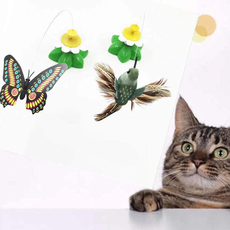 Cat Electric Rotating Colorful Animal Toys Kitten Interactive Butterfly Bird Plaything Pet Scratch Intelligence Trainning Toy
Cat Electric Rotating Colorful Animal Toys Kitten Interactive Butterfly Bird Plaything Pet Scratch Intelligence Trainning Toy