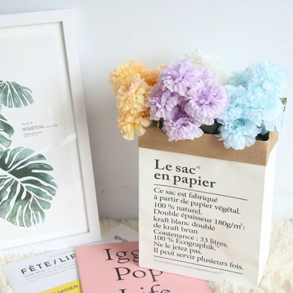 Small Big Size Double Layers Kraft Paper Bag Plants Flowers Vase Kids Toys Books Sundries Organize Luandry Basket
Small Big Size Double Layers Kraft Paper Bag Plants Flowers Vase Kids Toys Books Sundries Organize Luandry Basket