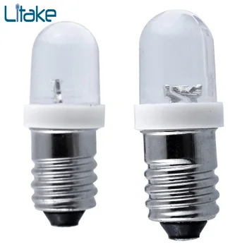 Litake E10 LED Light Bulbs Screw Base Indicator Bulb Mini Warning Automobile instrument lamp Width Signal Lamp DC 6/12/24V
Litake E10 LED Light Bulbs Screw Base Indicator Bulb Mini Warning Automobile instrument lamp Width Signal Lamp DC 6/12/24V