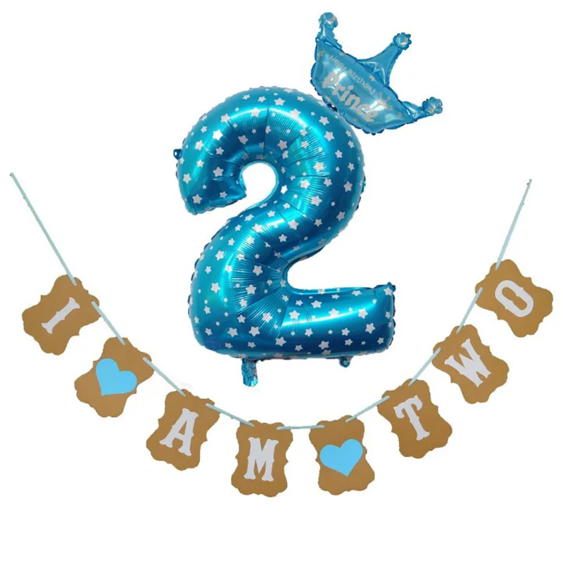 1 Set Creative I Am two Kraft Paper Banner 2 Years Birthday Boy Girl 2th Balloons Party Decorations
1 Set Creative I Am two Kraft Paper Banner 2 Years Birthday Boy Girl 2th Balloons Party Decorations