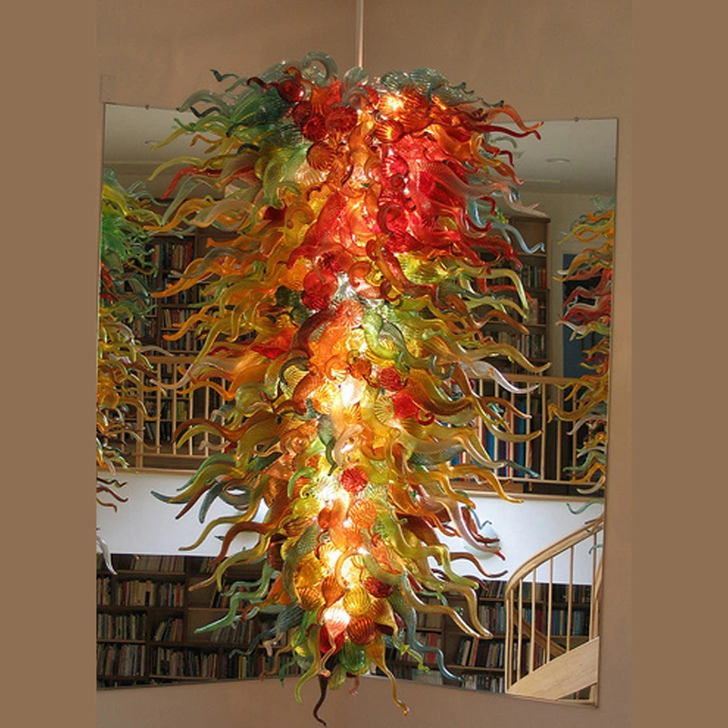 Foyer Decor Custom Made Mouth Blown Murano Glass LED Hanging Chain Modern Art Chandelier
Foyer Decor Custom Made Mouth Blown Murano Glass LED Hanging Chain Modern Art Chandelier