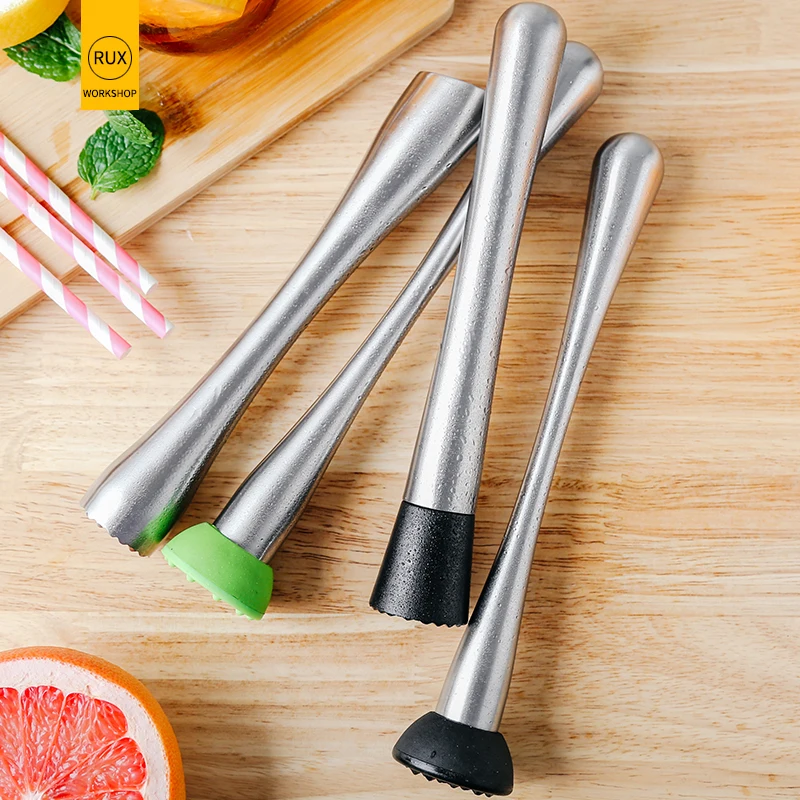 RUX WORKSHOP 1pcs Cocktail Muddler Stainless Steel Bar Mixer DIY Drink Fruit Muddler Crushed Ice Barware Bar Tool
RUX WORKSHOP 1pcs Cocktail Muddler Stainless Steel Bar Mixer DIY Drink Fruit Muddler Crushed Ice Barware Bar Tool