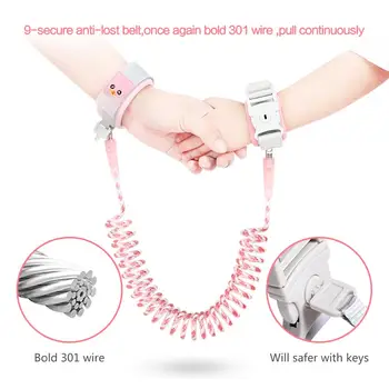 Child Wrist Leash Baby Safety Walking Harness Anti Lost Adjustable Traction Rope Reminder Toddler Wristband Walk Assistant belt
Child Wrist Leash Baby Safety Walking Harness Anti Lost Adjustable Traction Rope Reminder Toddler Wristband Walk Assistant belt