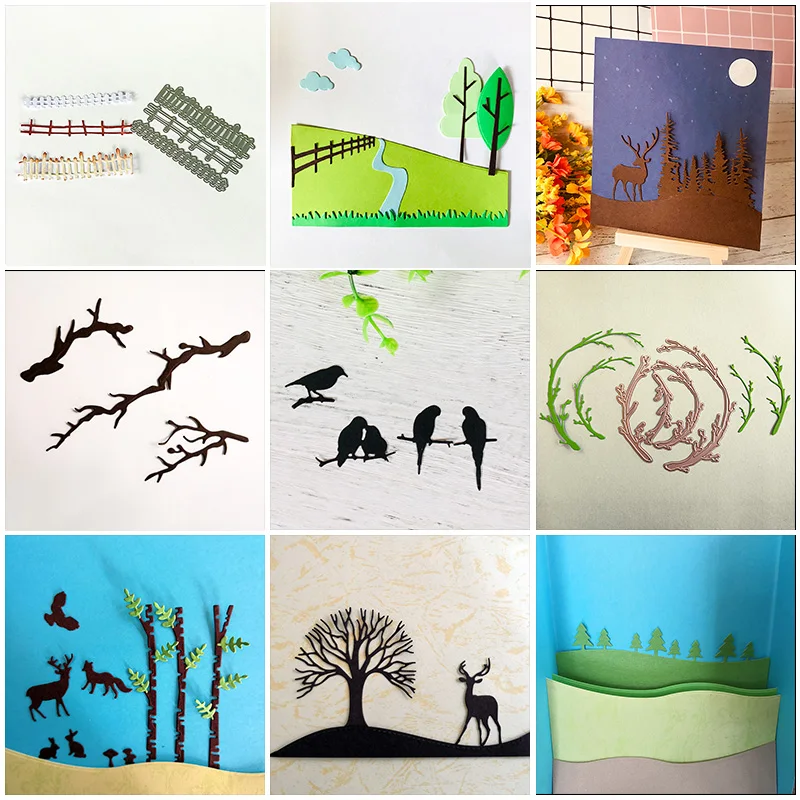 Branch Bird Tree Lattice Metal Cutting Dies for Scrapbooking DIY Album Embossing Folder Paper Card Maker Template Decor Stencil
Branch Bird Tree Lattice Metal Cutting Dies for Scrapbooking DIY Album Embossing Folder Paper Card Maker Template Decor Stencil