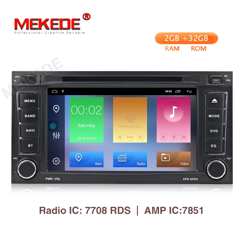 Android 9.1 2+32G 2 din 7 inch Car DVD for Volkswagen Touareg Multivan T5 (2002-2010) GPS BT Radio RDS USB Steering wheel
Android 9.1 2+32G 2 din 7 inch Car DVD for Volkswagen Touareg Multivan T5 (2002-2010) GPS BT Radio RDS USB Steering wheel