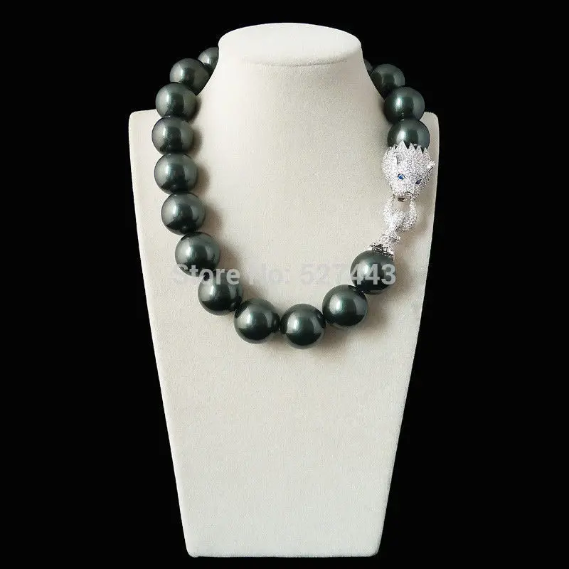 Prett Lovely Women's Wedding Wholesale >>Natural 20mm black green shell pearl inlay zircon leopard head LUXURY nec
Prett Lovely Women's Wedding Wholesale >>Natural 20mm black green shell pearl inlay zircon leopard head LUXURY nec