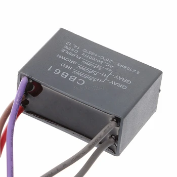 CBB61 Ceiling Fan Capacitor 4.5uf+6uf+6uf 5 Wire 250V 5 Speed Starting Capacitor Dropship
CBB61 Ceiling Fan Capacitor 4.5uf+6uf+6uf 5 Wire 250V 5 Speed Starting Capacitor Dropship