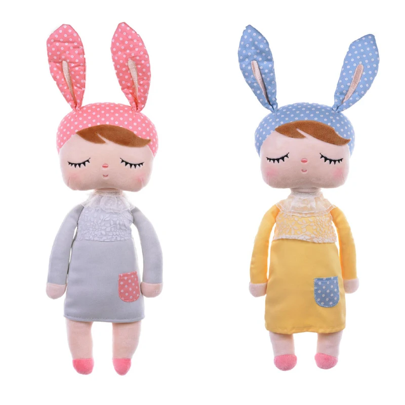 Metoo Angela Sleeping Bunny Rabbit Girl Baby Stuffed Plush Dolls Toys Pink Ears with Grey Dress for Babies Toddlers 13 Inches
Metoo Angela Sleeping Bunny Rabbit Girl Baby Stuffed Plush Dolls Toys Pink Ears with Grey Dress for Babies Toddlers 13 Inches