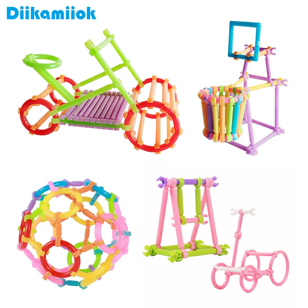 16 Style Kids New DIY Toy Smart Stick Building Blocks Safe Plastic Assembled Educational Learning Toys for Children DK-S105
16 Style Kids New DIY Toy Smart Stick Building Blocks Safe Plastic Assembled Educational Learning Toys for Children DK-S105