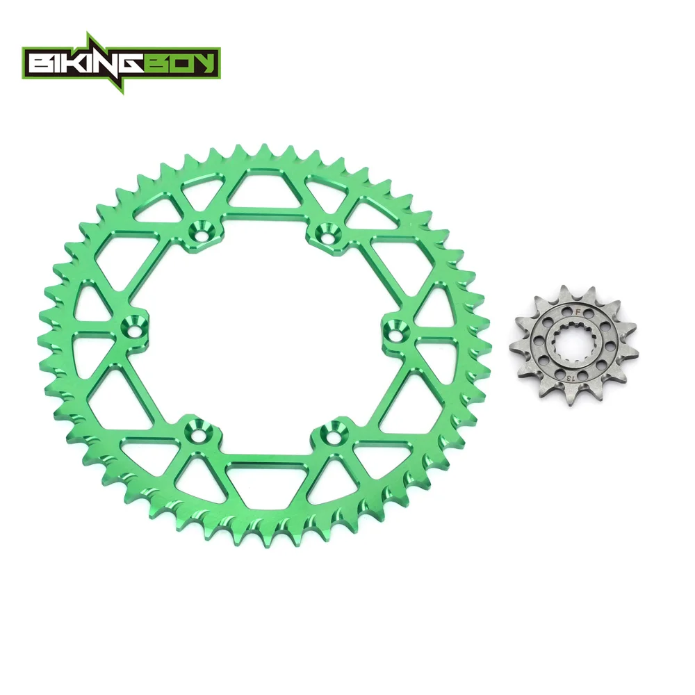 BIKINGBOY Front 13T Rear 48T-52T Sprocket for Kawasaki KLX 450 R 2007 2008 2009 2010-2015 KX 450 F 06 07 08 09 10 11 12-17
BIKINGBOY Front 13T Rear 48T-52T Sprocket for Kawasaki KLX 450 R 2007 2008 2009 2010-2015 KX 450 F 06 07 08 09 10 11 12-17