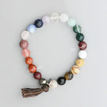 LotusMann 12 zodiac signs that N luck lucky stone multicolor lap small tassel bracelet
LotusMann 12 zodiac signs that N luck lucky stone multicolor lap small tassel bracelet