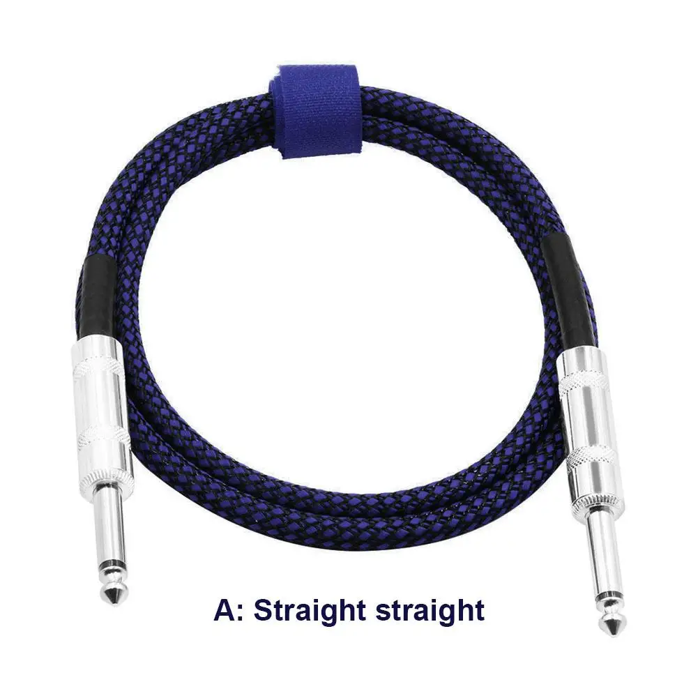 1pc 3M / 10Ft Electric Guitar Bass Musical Instrument Cable Cord 1/4 Inch 6.35mm Straight to Straight Plug Guitar Audio Cable
1pc 3M / 10Ft Electric Guitar Bass Musical Instrument Cable Cord 1/4 Inch 6.35mm Straight to Straight Plug Guitar Audio Cable