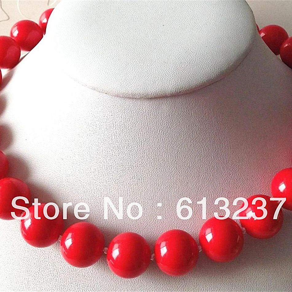 Red round coral 12mm charming artificial beads diy chains necklace elegant women fashion jewelry making 18 inch MY4064
Red round coral 12mm charming artificial beads diy chains necklace elegant women fashion jewelry making 18 inch MY4064