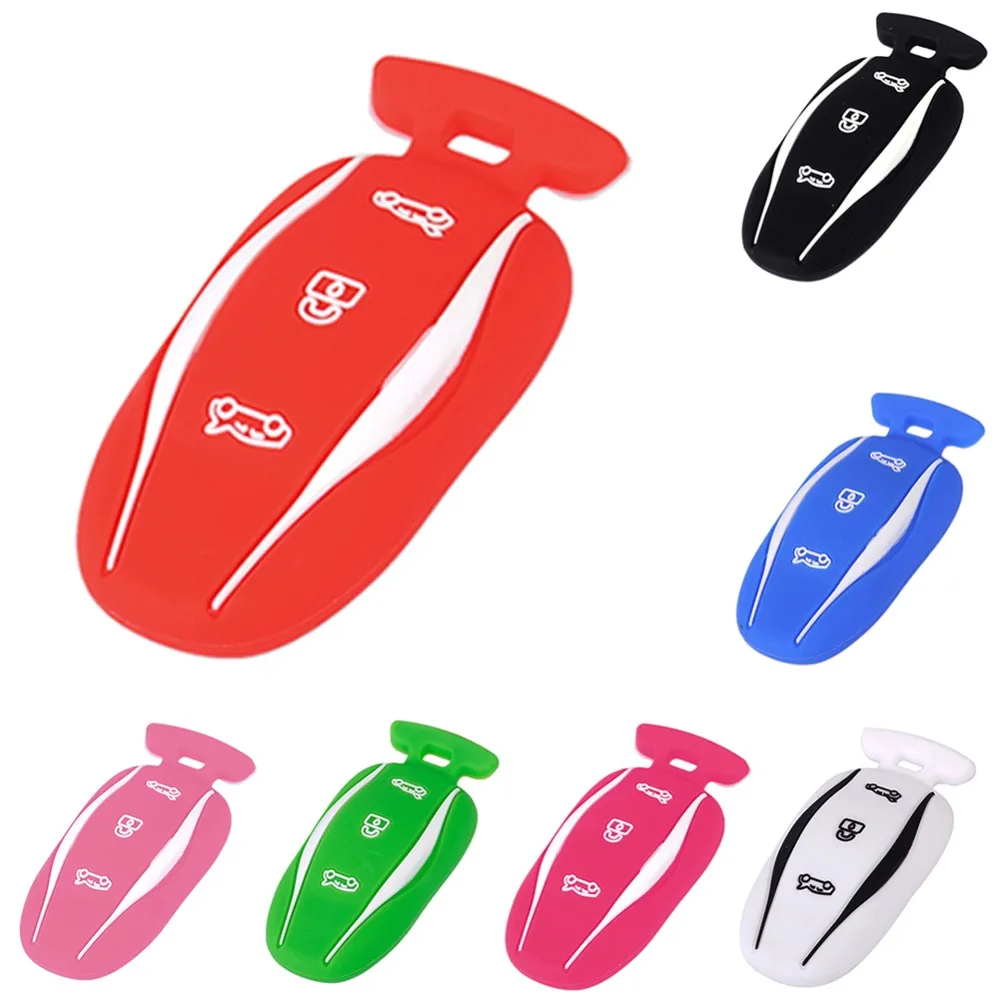 Silicone Key Case For Tesla Model S Car Remote Key FOB Cover Case Holder Skin Protector #280233
Silicone Key Case For Tesla Model S Car Remote Key FOB Cover Case Holder Skin Protector #280233