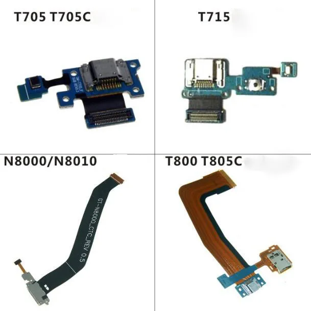 Original New USB Charging Port Connecter Flex Cable with Microphone For Samsung T800 T805 T705 N8000 N8010 T715 | Мобильные телефоны