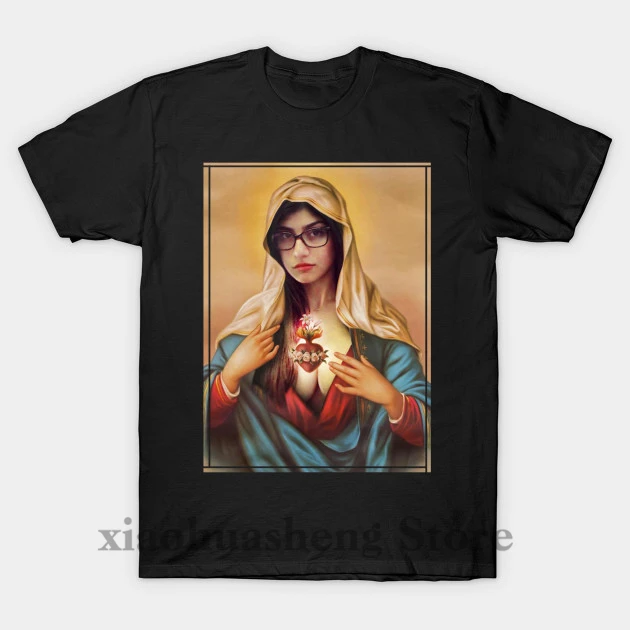 Funny Printed Men T shirt O-neck tshirts Virgin Mia Khalifa Women cotton T-Shirt
Funny Printed Men T shirt O-neck tshirts Virgin Mia Khalifa Women cotton T-Shirt
