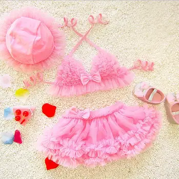 Wholesale 2017 new ins fashion Two Piece baby girl bikini infant toddler ruffles solid lace swimsuit little girl swimwear 0-6Y
Wholesale 2017 new ins fashion Two Piece baby girl bikini infant toddler ruffles solid lace swimsuit little girl swimwear 0-6Y