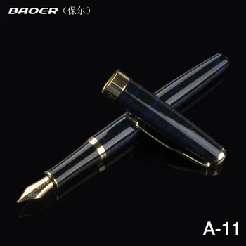1 Pcs Baoer 388 Blue and Gold Metal Clip Fountain Pen 0.5mm Luxury Ink Pens for Office Writing School supplies
1 Pcs Baoer 388 Blue and Gold Metal Clip Fountain Pen 0.5mm Luxury Ink Pens for Office Writing School supplies
