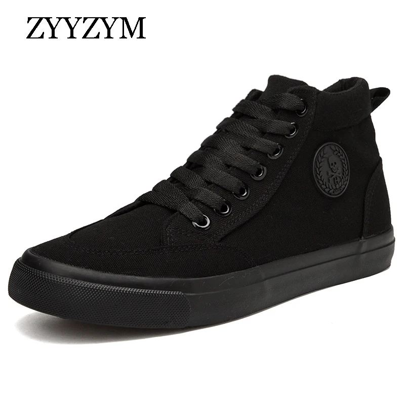 ZYYZYM Shoes Men Spring Autumn Lace-up High Top Style Men Vulcanize Shoes Fashion Flats Youth Men Canvas Shoes Sneakers
ZYYZYM Shoes Men Spring Autumn Lace-up High Top Style Men Vulcanize Shoes Fashion Flats Youth Men Canvas Shoes Sneakers