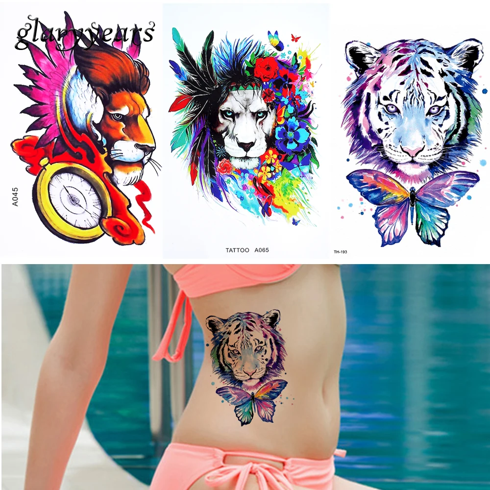 3 Pieces/set Temporary Waterproof Body Art Tattoo Sticker Colored Mysterious Moon Cat Lion Pattern Beauty DIY Body Tattoo Makeup
3 Pieces/set Temporary Waterproof Body Art Tattoo Sticker Colored Mysterious Moon Cat Lion Pattern Beauty DIY Body Tattoo Makeup