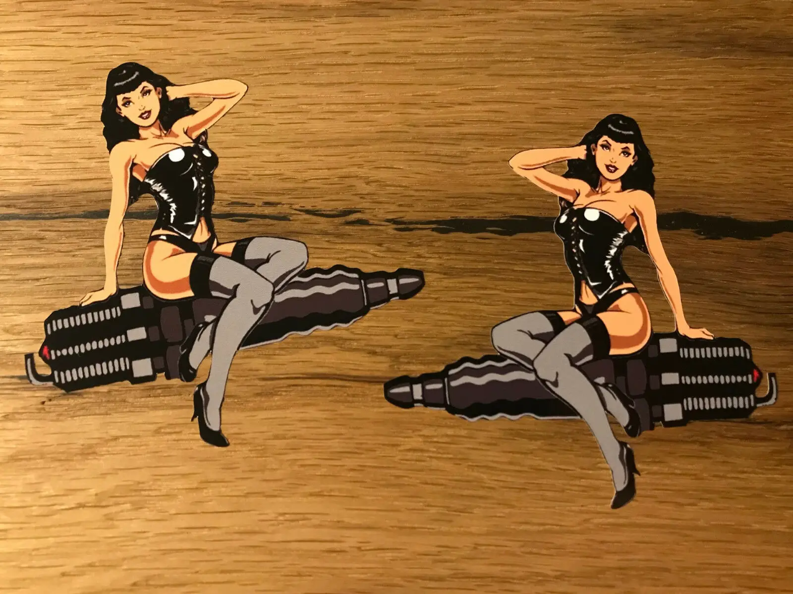 Сексуальная наклейка для девушки Pinup винтажный Байкер V2 Chopper Custom V8 #433 | Автомобили