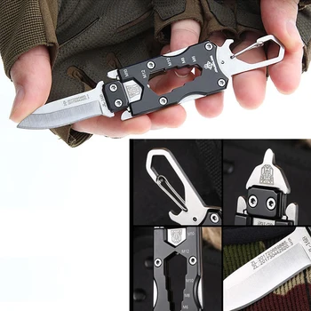 2020 New Outdoor Multi Functional Transformer Knife EDC Tactical Camping Survival With Packet Knife Self Defense Dropshippping
2020 New Outdoor Multi Functional Transformer Knife EDC Tactical Camping Survival With Packet Knife Self Defense Dropshippping