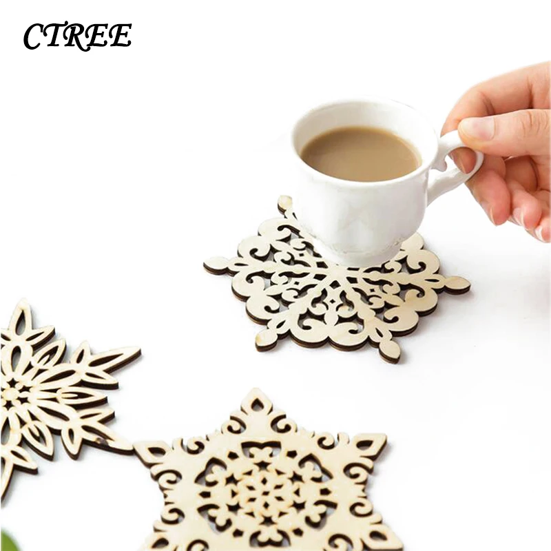 CTREE 2Pcs Carved Wooden Mat Table Placemats Simple Cup Coaster Heat resistant Coffee Tea Drink Anti-Hot Insulation Mats C359
CTREE 2Pcs Carved Wooden Mat Table Placemats Simple Cup Coaster Heat resistant Coffee Tea Drink Anti-Hot Insulation Mats C359