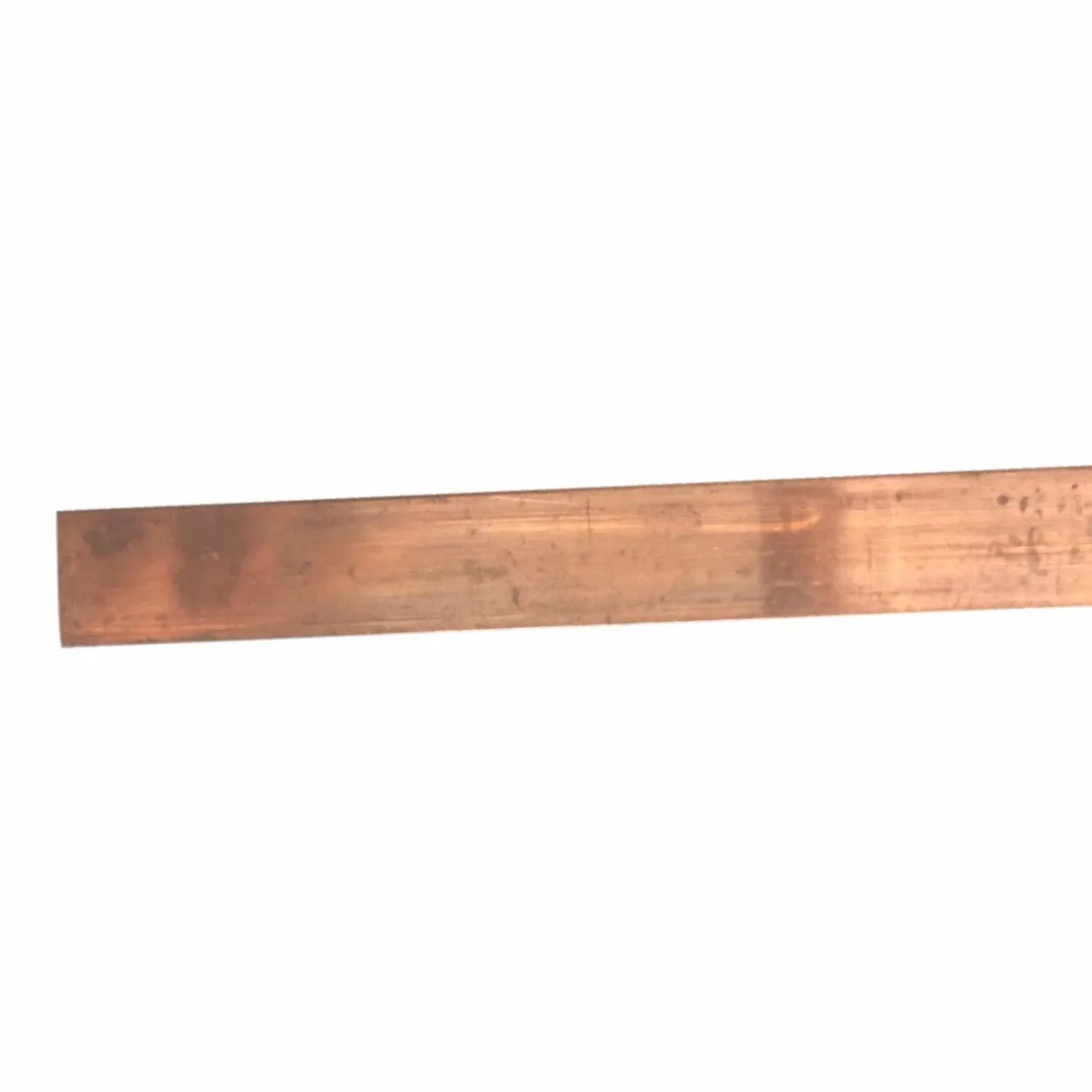 1pc 2mm Thickness High Purity Copper Strip T2 Cu Metal Copper Bar Plate 10x250mm For DIY CNC
