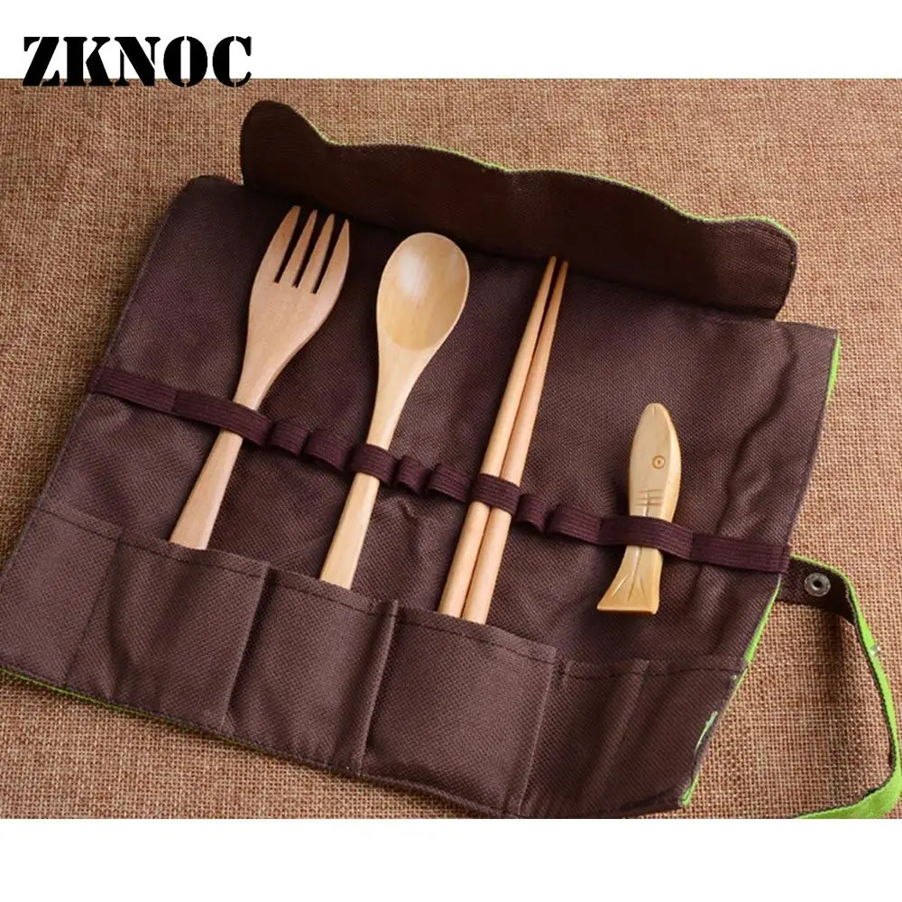 5pcs/set Portable Wooden Tableware Flatware Spoon Fork Chopsticks Utensil Tableware Kitchen cutlery set With Pouch household
5pcs/set Portable Wooden Tableware Flatware Spoon Fork Chopsticks Utensil Tableware Kitchen cutlery set With Pouch household