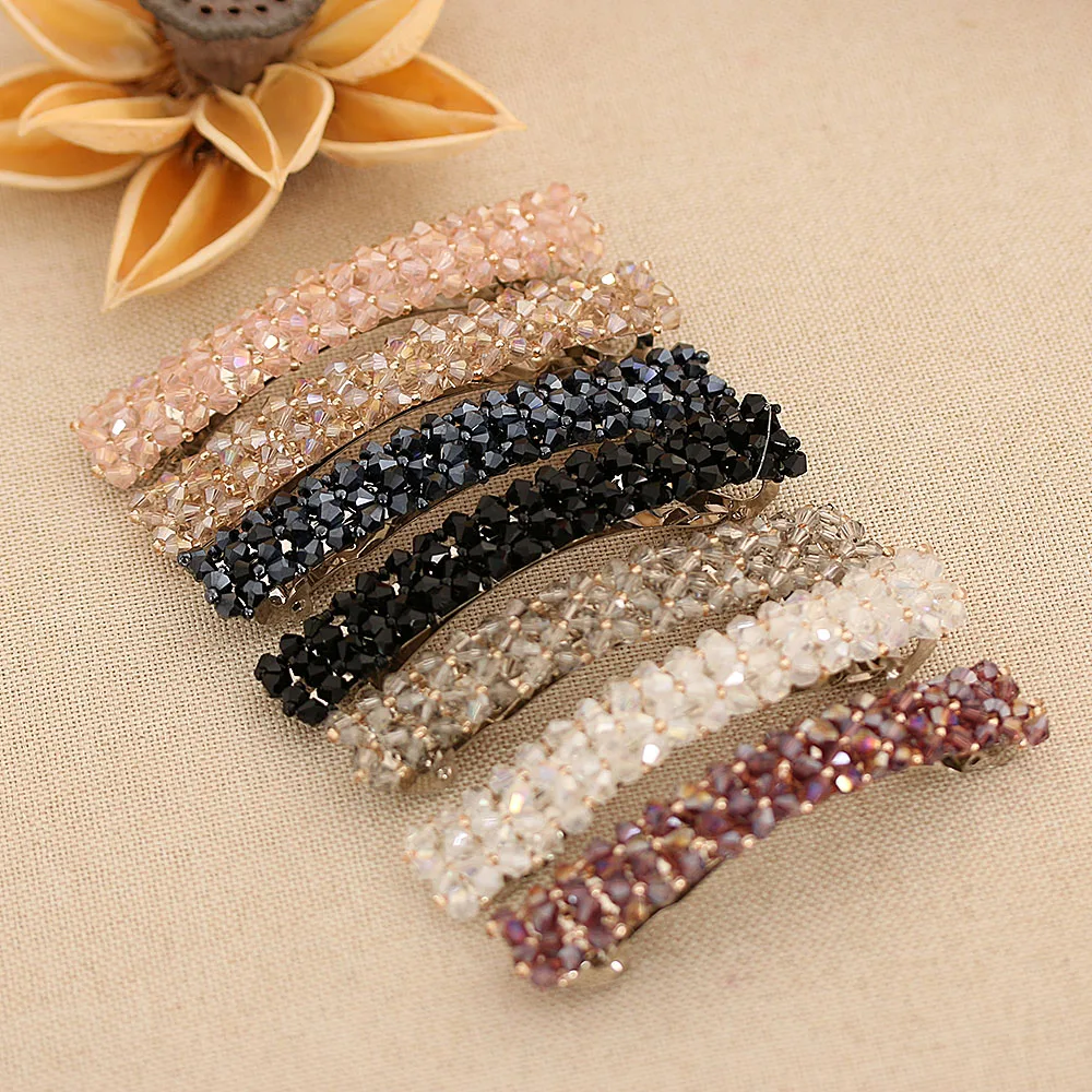 2Pcs Fashion Women Crystal Rhinestone Hair Clip Girls Bling Headwear Barrette Hairpin Hair Accessory
2Pcs Fashion Women Crystal Rhinestone Hair Clip Girls Bling Headwear Barrette Hairpin Hair Accessory