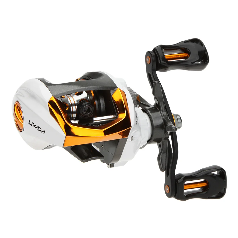 

Lixada Baitcasting Fishing Reel 12+1 Ball Bearings Fly High Speed Fishing Reel with Magnetic Brake System for Pesca