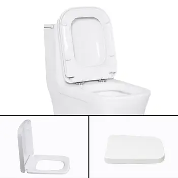 Square Soft Close Toilet Seat Top Fixing Easy Clean White Modern Bathroom Accessories Toilet
Square Soft Close Toilet Seat Top Fixing Easy Clean White Modern Bathroom Accessories Toilet