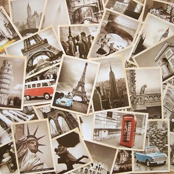 32Pcs/Set Famous World Architecture Landmark Gift Postcard Birthday Greeting Card Self Made Photo Cards
32Pcs/Set Famous World Architecture Landmark Gift Postcard Birthday Greeting Card Self Made Photo Cards