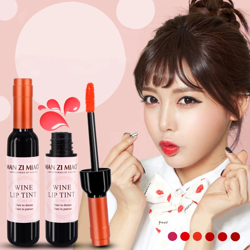 Red Wine Bottle Matte lip tint Lip Gloss Waterproof Long Lasting Lipgloss Moisturize Lip Tint Cosmetic Liquid Lipstick 6 Colors
Red Wine Bottle Matte lip tint Lip Gloss Waterproof Long Lasting Lipgloss Moisturize Lip Tint Cosmetic Liquid Lipstick 6 Colors