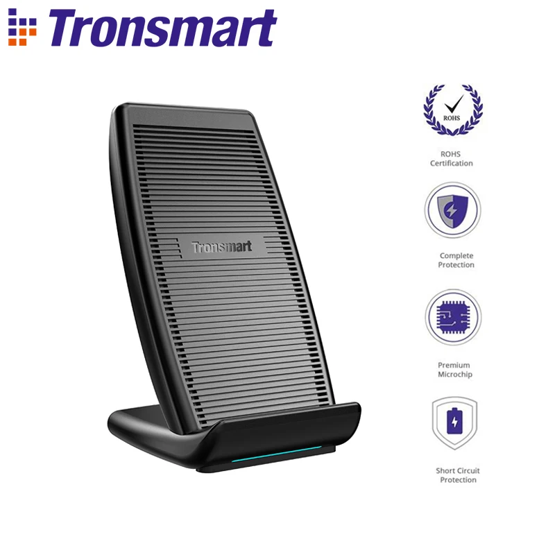 Tronsmart WC05 Fast Wireless Charger USB Type-C Qi Wireless-Charger for iPhone X/8/8 Plus for Samsung Galaxy S8 for LG for Nokia
Tronsmart WC05 Fast Wireless Charger USB Type-C Qi Wireless-Charger for iPhone X/8/8 Plus for Samsung Galaxy S8 for LG for Nokia