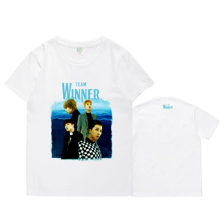 Kpop winner concert same all member photos printing white t shirt summer unisex fashion o neck short sleeve t-shirt
Kpop winner concert same all member photos printing white t shirt summer unisex fashion o neck short sleeve t-shirt