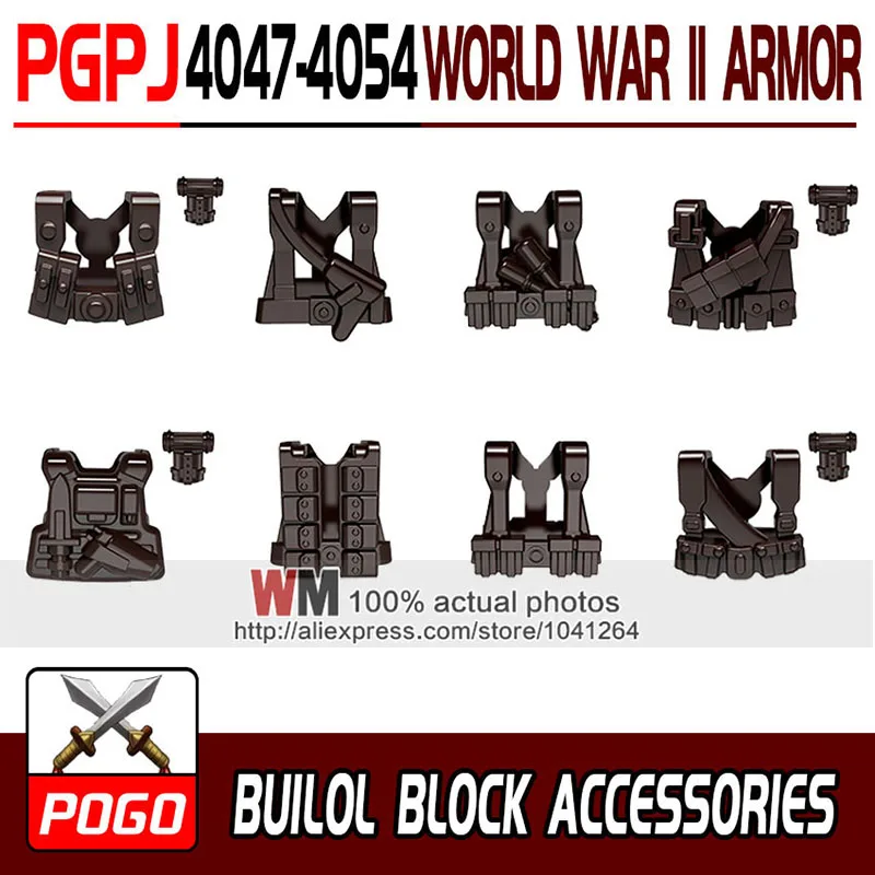 10PCS/LOT PGPJ4047-4054 World War II Armor Weapons SWAT Building Blocks DIY Toys Hobbies
10PCS/LOT PGPJ4047-4054 World War II Armor Weapons SWAT Building Blocks DIY Toys Hobbies
