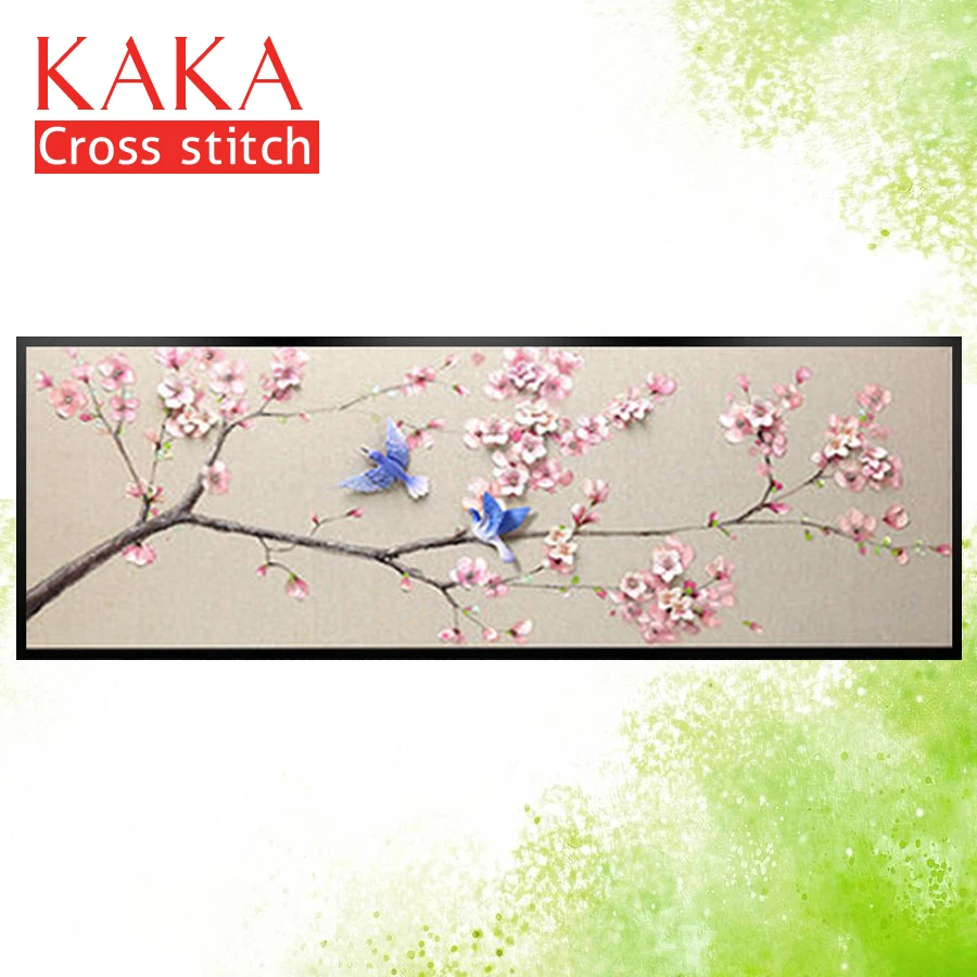 KAKA Cross stitch kits,5D Magpie Plum Flowers,Embroidery needlework sets with printed pattern,11CT canvas,Home Decor Painting
KAKA Cross stitch kits,5D Magpie Plum Flowers,Embroidery needlework sets with printed pattern,11CT canvas,Home Decor Painting