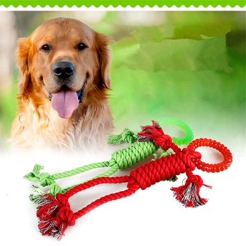 Pet Dog Toy Cotton Rope Chew Interactive Ring Toy Human Form Shape Pets Playing Teeth Cleaning Toys for Small Medium Large Dogs
Pet Dog Toy Cotton Rope Chew Interactive Ring Toy Human Form Shape Pets Playing Teeth Cleaning Toys for Small Medium Large Dogs