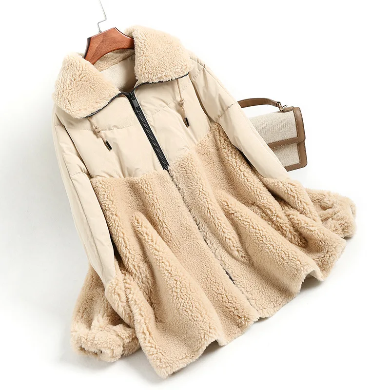 Real Fur Coat Wool Jacket Autumn Winter Coat Women Clothes 2019 Streetwear Korean Vintage Sheep Shearling Abrigo Mujer ZT3354
Real Fur Coat Wool Jacket Autumn Winter Coat Women Clothes 2019 Streetwear Korean Vintage Sheep Shearling Abrigo Mujer ZT3354